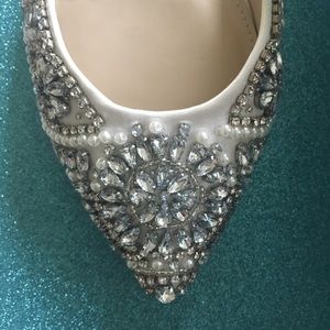 Blue by Betsey Johnson Wedding Flats (Never Worn)